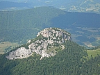 Sedýlko pod vrcholem V. Rosutce - pohled na Malý R. DSCN2412