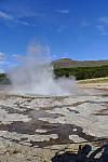 Strokkur - závěrečná fáze výstřiku