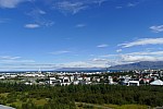 Pohled na centrum Reykjavíku