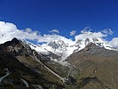 Chopicalqui, Huascarán Sur a Norte