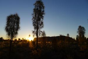 Západ slunce nad Uluru