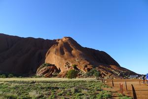 Nástup na Uluru